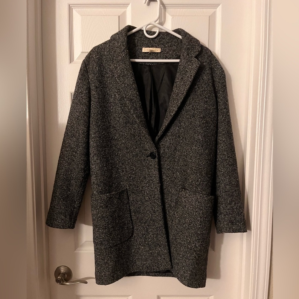 Lovestitch Woman’s Gray Top Coat in Size Medium